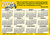 2025 Tagalog Gospel Pocket (Wallet) Calendar